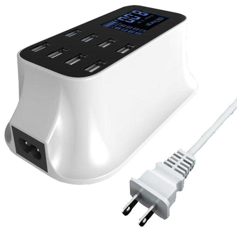 Image of 8-Port Multi USB Charger Hub Charging Station - Pinnacle Accessories