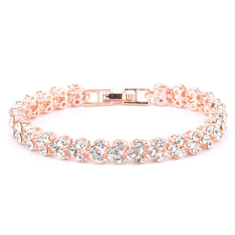 Image of Womens Exquisite Roman Crystal Bracelet - Pinnacle Accessories