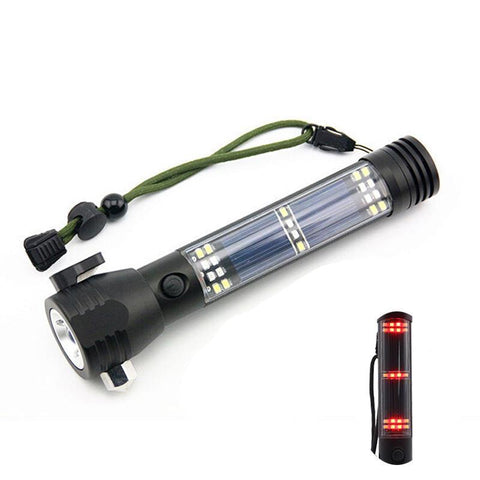 Image of Solar Powered Multi-Function Flashlight - Pinnacle Accessories