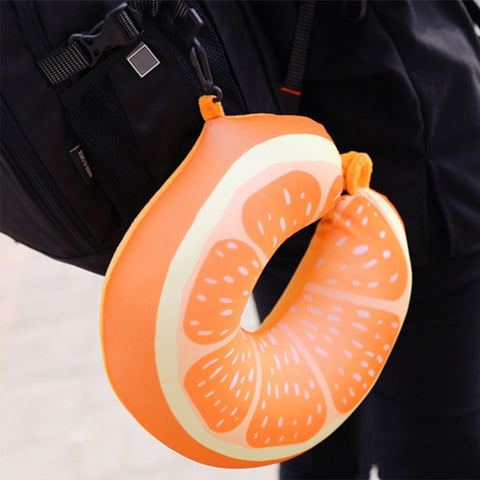 Image of Fruity Travel Neck Support Pillow Cushion - Pinnacle Accessories