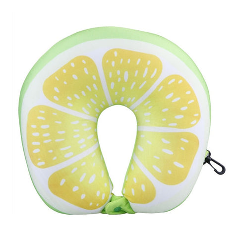 Image of Fruity Travel Neck Support Pillow Cushion - Pinnacle Accessories
