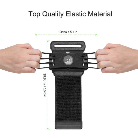 Image of Swivel Armband and Wristband Mobile Phone Holder by Pinnacle Accessories™ - Pinnacle Accessories