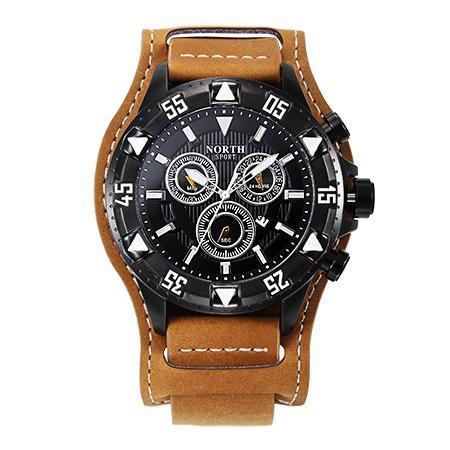 NORTH Luxury Leather Quartz Watch - Pinnacle Accessories